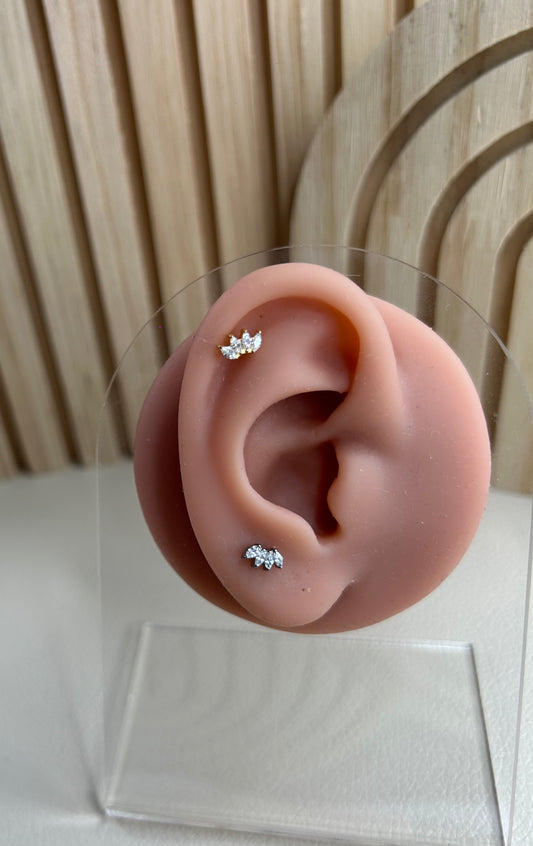 Piercing Doré en Titane