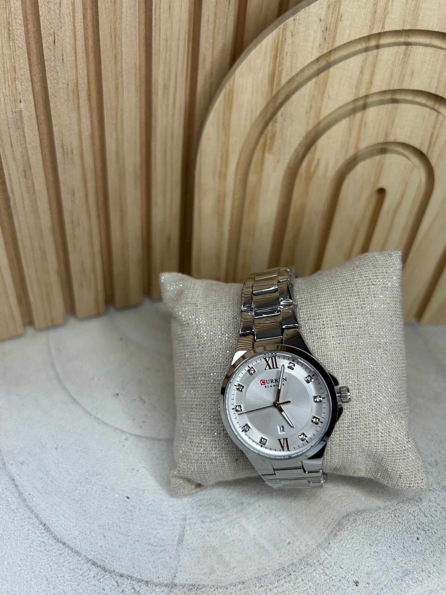 Montre femme argentée – Cadran Blanc