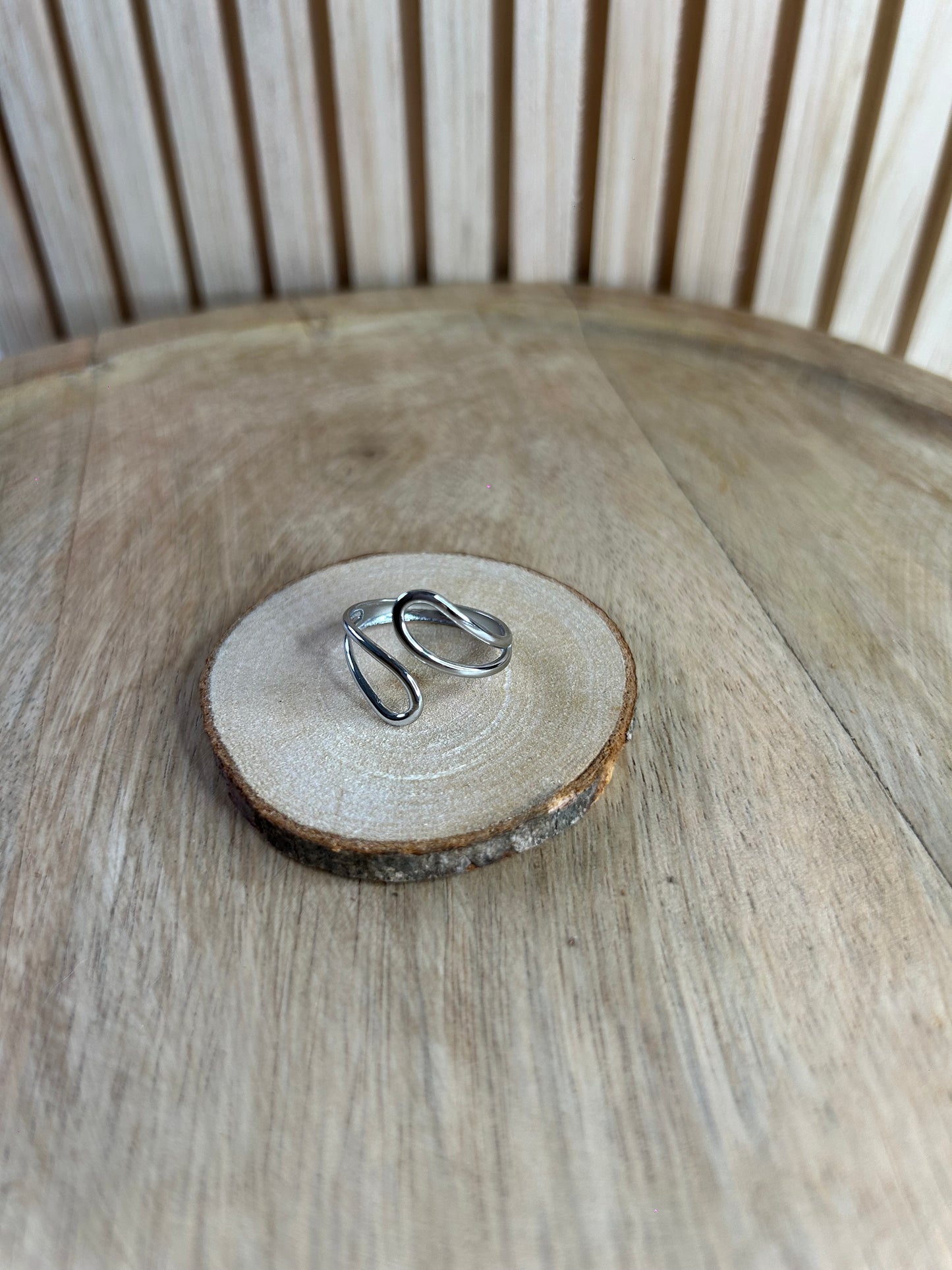 Bague Argenté – Acier Inoxydable