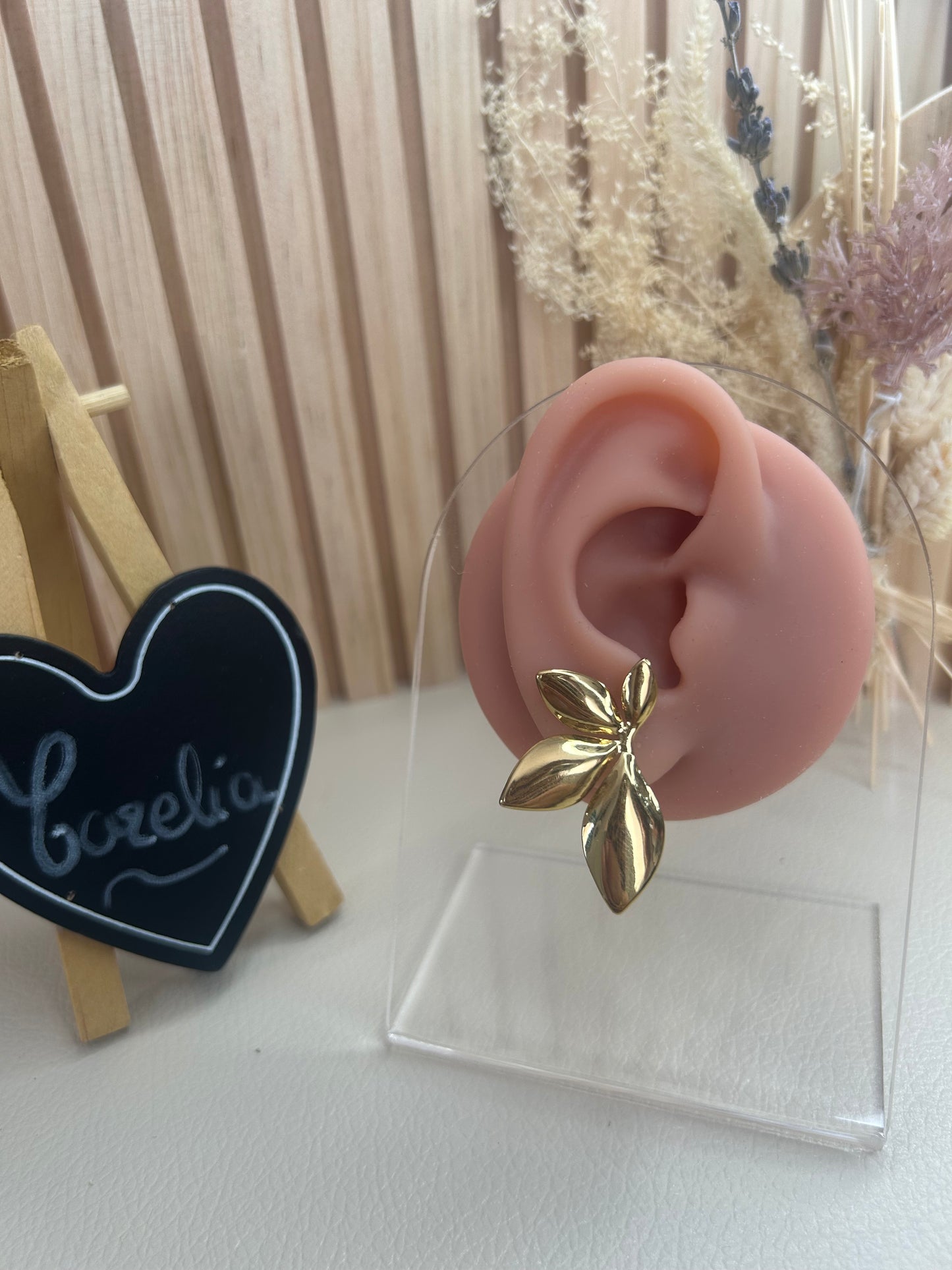 Boucles d’oreille Ambre