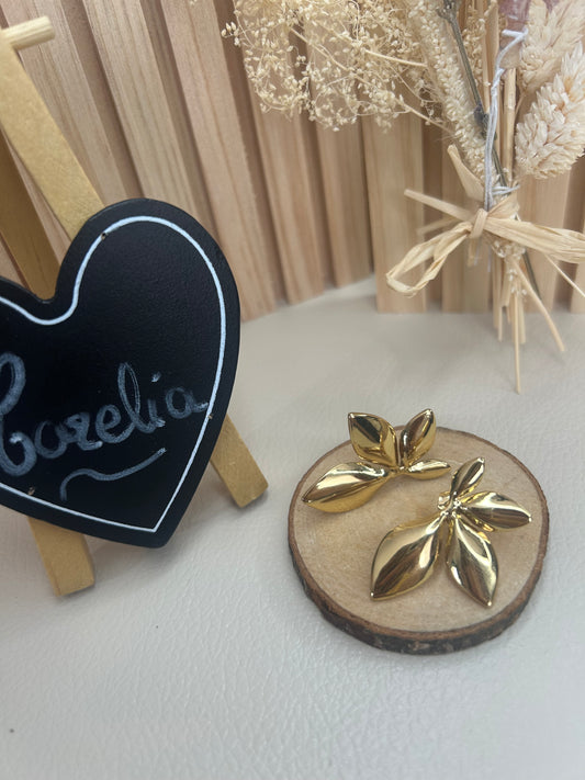 Boucles d’oreille Ambre