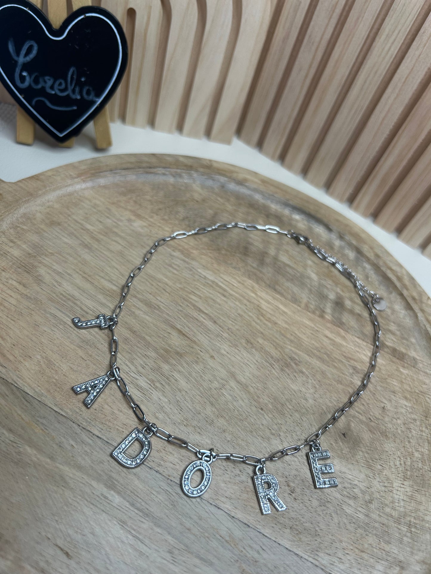Collier « j’adore » Celia