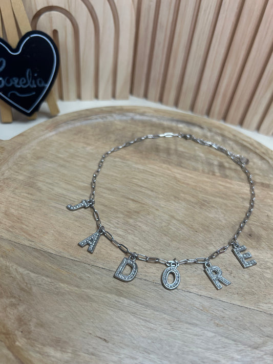 Collier « j’adore » Celia