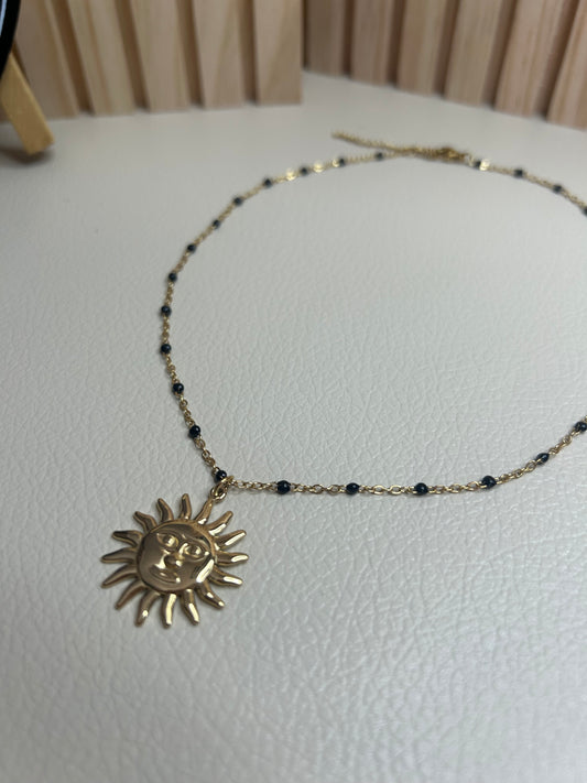 Collier perle soleil Lucie